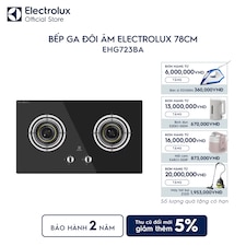 Bếp ga đôi âm Electrolux 78cm