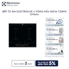 Bếp từ âm Electrolux 4 vùng nấu 60cm 7.35kW