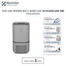 Máy lọc không khí Electrolux phòng 30m² UH300 bộ lọc HEPA