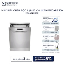 Máy rửa chén độc lập 60 cm UltimateCare 300 cho 13 bộ chén đĩa
