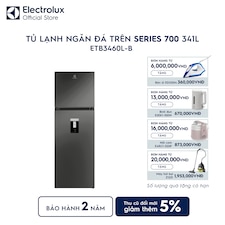 Tủ lạnh Electrolux ngăn đá trên 341L Series 700 làm đá tự động
