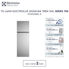 Tủ lạnh Electrolux ngăn đá trên 341L Series 700