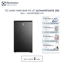Tủ lạnh Electrolux mini 94L UltimateTaste 300 Đen bóng