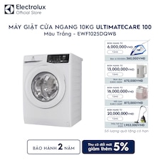 Máy giặt cửa ngang Electrolux 10kg UltimateCare 100 trắng