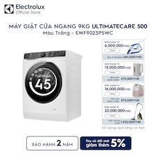 Máy giặt cửa ngang Electrolux 9kg UltimateCare 500 trắng