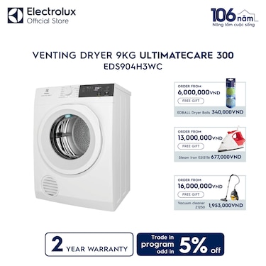 9kg UltimateCare 300 venting dryer&#160;