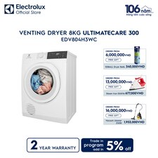 8kg UltimateCare 300 venting dryer