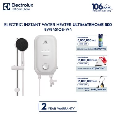 4.5kW UltimateHome 500 electric instant water heaterComfort Flow Tank