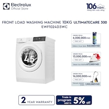 10kg UltimateCare 300 front load washing machine