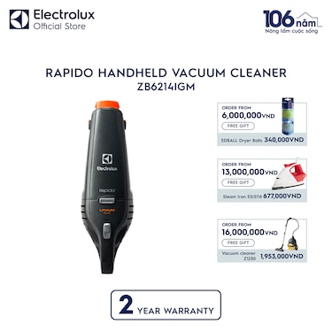 Rapido handheld vacuum cleaner