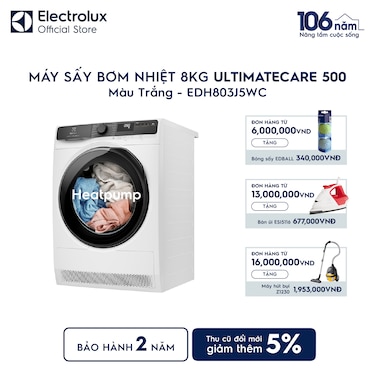 M&#225;y sấy Bơm nhiệt 8kg UltimateCare 500 - Trắng