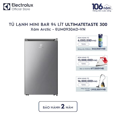 Tủ lạnh mini bar 94 l&#237;t UltimateTaste 300 - X&#225;m Arctic