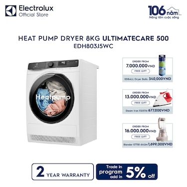 8kg UltimateCare 500 Heat pump dryer&#160;