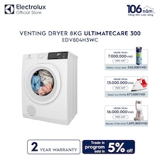 8kg UltimateCare 300 venting dryer