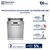 60 cm UltimateCare 300 freestanding dishwasher with 13 of place settings