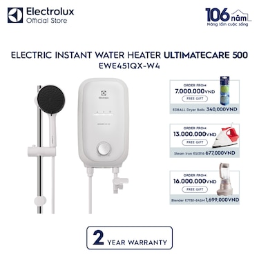 4.5kW UltimateHome 500 electric instant water heaterComfort Flow Tank
