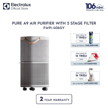 Pure A9 air purifier with 5&#160;stage filter for 60m&#178; room coverage
