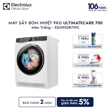 M&#225;y sấy Bơm nhiệt 9kg UltimateCare 700 - Trắng