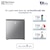 Tủ lạnh mini bar 45 lít UltimateTaste 300 - Xám Arctic
