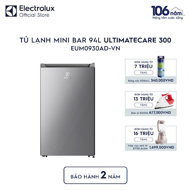 Tủ lạnh mini bar 94 l&#237;t UltimateTaste 300 - X&#225;m Arctic