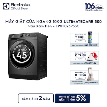 M&#225;y giặt cửa ngang 10kg UltimateCare 500 - X&#225;m đen