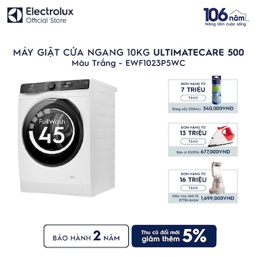 M&#225;y giặt cửa ngang 10kg UltimateCare 500 - Trắng