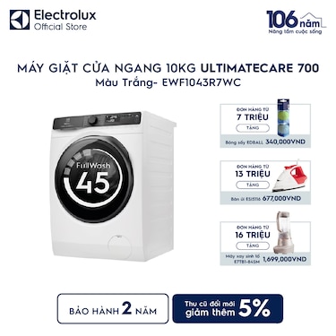 M&#225;y giặt cửa ngang 10kg UltimateCare 700 - Trắng