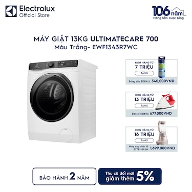 M&#225;y giặt cửa ngang 13kg UltimateCare 700 - Trắng