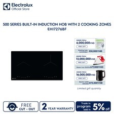73cm 500 Series built-in induction hob with 2 cooking zones
