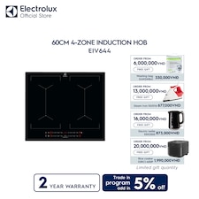 60cm 4-zone induction hob
