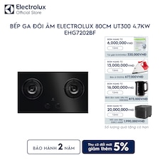 Bếp ga đôi âm Electrolux 80cm UT300 4.7kW