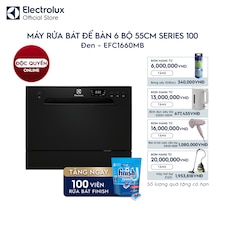 Máy rửa bát để bàn 6 bộ 55cm Series 100 - Đen