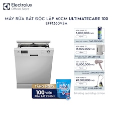 Máy rửa chén độc lập 60 cm UltimateCare 100 cho 13 bộ chén đĩa