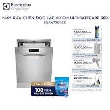 Máy rửa bát độc lập 13 bộ 60cm UltimateCare 300 - Bạc