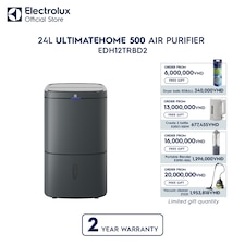24L UltimateHome 500 air purifier with dehumidification function for 50m² room coverage
