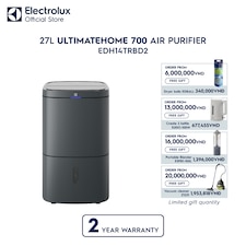 27L UltimateHome 700 air purifier with dehumidification for 58m² room coverage