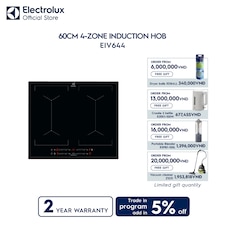 60cm 4-zone induction hob