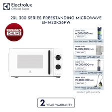 20L 300 Series freestanding microwave oven with 20L capacity