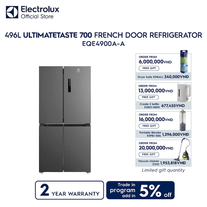 496L UltimateTaste 700 french door refrigerator