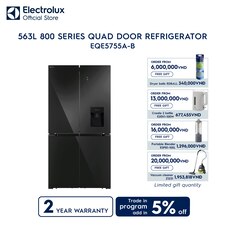 563L 800 Series Quad door refrigerator
