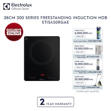 28cm 300 Series Freestanding induction hob with 1 cooking zones