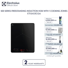 28cm 500 Series Freestanding induction hob with 1 cooking zones