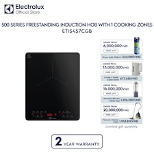 28cm 500 Series Freestanding induction hob with 1 cooking zones