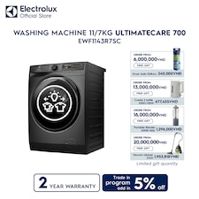 11kg UltimateCare 700 front load washing machine