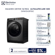13/9kg UltimateCare 500 washer dryer