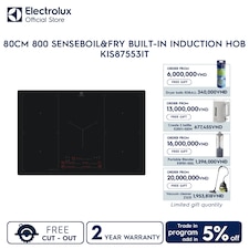 80cm 800 SenseBoil&Fry built-in induction hob with 5 cooking zones