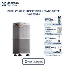 Pure A9 air purifier with 5 stage filter for 60m² room coverage