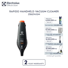 Rapido handheld vacuum cleaner