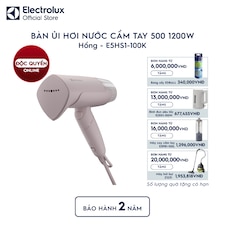 Bàn ủi hơi nước cầm tay 500 1200W - Hồng