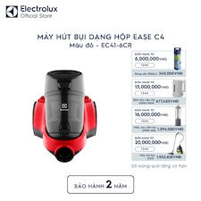 Máy hút bụi dạng hộp không túi Ease C4 2000W - Đỏ